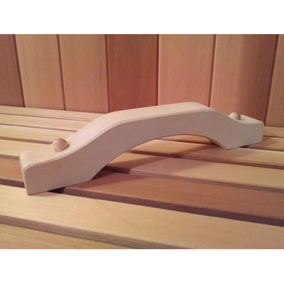 Wood door handle 10 5/8"h x 2"w x 2 1/8"d