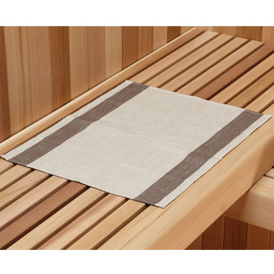 BENCH MAT 15 3/4" x 19 3/4" LINEN COTTON BLEND